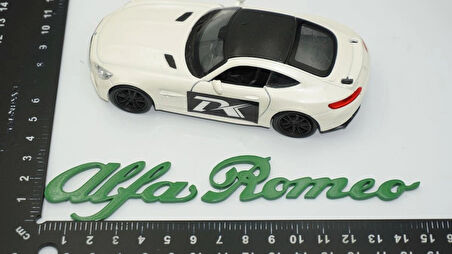DK Tuning Alfa Romeo Yeşil ABS Bagaj 3M 3D Yazı Amblem