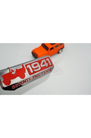 1941 Wrangler Cherokee Renegade Patriot Ön Panjur Vidalı Krom Metal Logo