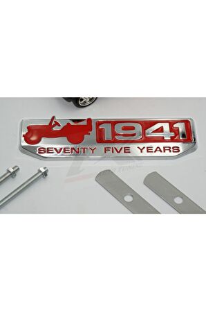1941 Wrangler Cherokee Renegade Patriot Ön Panjur Vidalı Krom Metal Logo