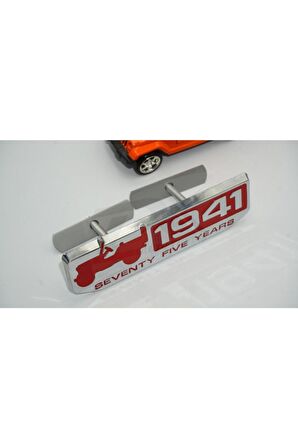 1941 Wrangler Cherokee Renegade Patriot Ön Panjur Vidalı Krom Metal Logo