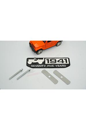 1941 Wrangler Cherokee Renegade Patriot Ön Panjur Vidalı Krom Metal Logo