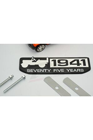 1941 Wrangler Cherokee Renegade Patriot Ön Panjur Vidalı Krom Metal Logo
