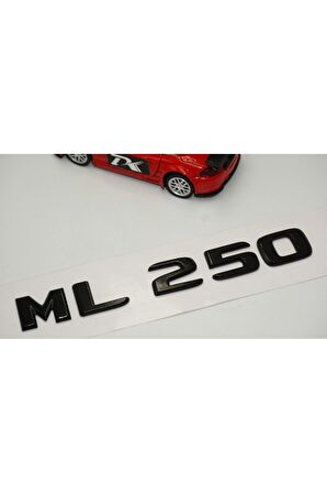 DK Benz ML 250 Bagaj Parlak Siyah ABS 3M 3D Yazı Logo