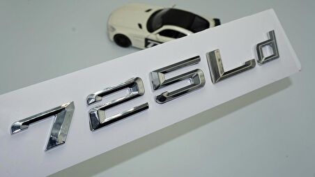 Dk Tuning 725ld Bagaj Krom Metal 3m 3d Yazı Logo Bmw İle Uyumlu