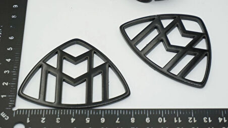 DK Tuning Maybach Yan Kanatlar Siyah ABS Logo Arma Seti