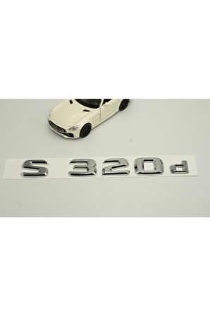S320d Bagaj Krom Abs 3m 3d Yazı Logo