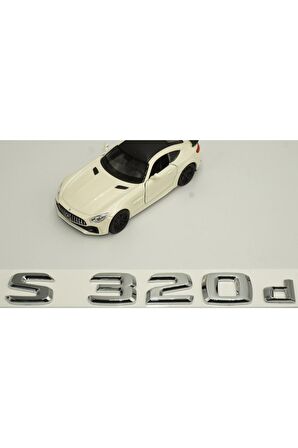 S320d Bagaj Krom Abs 3m 3d Yazı Logo