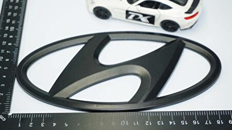 DK Tuning Elantra CN7 Siyah Ön Panjur Logo Hyundai İle Uyumlu