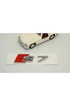 Audi S7 Bagaj Krom Abs 3m 3d Yazı Logo Amblem Ürün Uyumlu