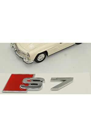 Audi S7 Bagaj Krom Abs 3m 3d Yazı Logo Amblem Ürün Uyumlu
