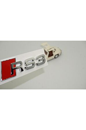 Audi Rs3 Bagaj Krom Abs 3m 3d Yazı Logo Amblem Orjinal Ürün