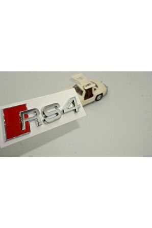 Audi Rs4 Bagaj Krom Abs 3m 3d Yazı Logo Amblem Orjinal Ürün