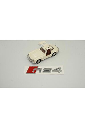 Audi Rs4 Bagaj Krom Abs 3m 3d Yazı Logo Amblem Orjinal Ürün