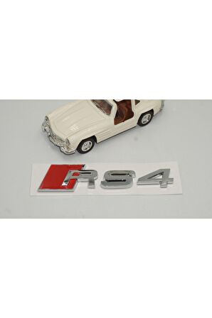 Audi Rs4 Bagaj Krom Abs 3m 3d Yazı Logo Amblem Orjinal Ürün