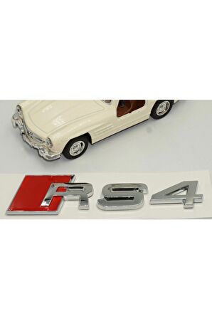 Audi Rs4 Bagaj Krom Abs 3m 3d Yazı Logo Amblem Orjinal Ürün