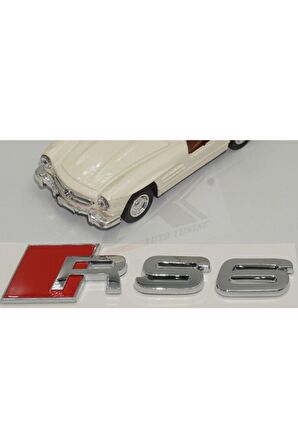 Rs6 Bagaj Krom Abs 3m 3d Yazı Logo Amblem