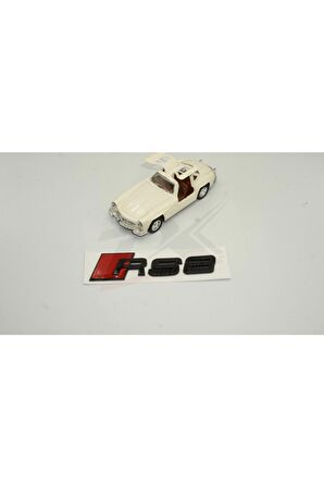 Rs8 Bagaj Parlak Siyah Abs 3m 3d Yazı Logo Amblem Orjinal Ürün