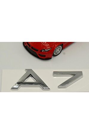 A7 Bagaj Krom 3m Yazı Logo Orjinal Ürün