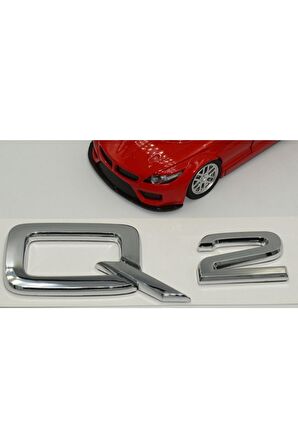 Audi Q2 Bagaj Krom 3m Yazı Logo Orjinal Ürün Uyumlu