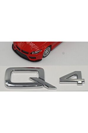 Audi Q4 Uyumlu Bagaj Krom 3m Yazı Logo