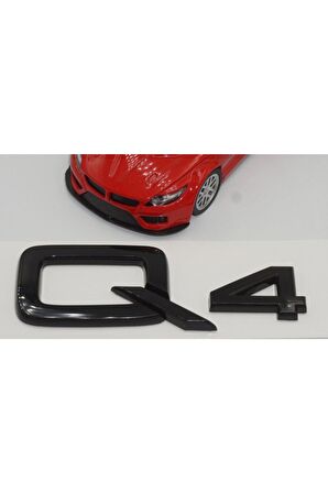 Q4 Bagaj Parlak Siyah 3m Yazı Logo Orjinal Ürün