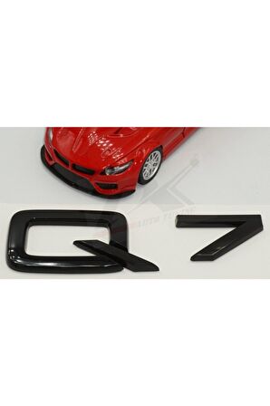 Audi Q7 Bagaj Parlak Siyah 3m Yazı Logo Orjinal Ürün