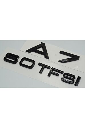Audi A7 50 TFSi Parlak Siyah ABS 3M 3D Bagaj Yazı Logo Ürün