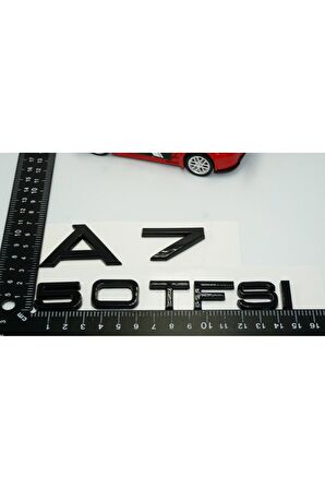 Audi A7 50 TFSi Parlak Siyah ABS 3M 3D Bagaj Yazı Logo Ürün