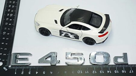 DK Tuning E450d Bagaj Krom ABS 3M 3D Yazı Logo Benz İle Uyumlu