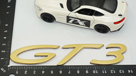 DK Tuning Porsche 911 GT3 Bagaj Gold ABS Yazı Logo Amblem