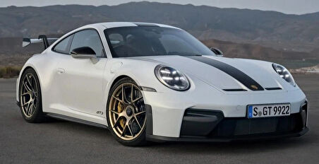 DK Tuning Porsche 911 GT3 Bagaj Gold ABS Yazı Logo Amblem