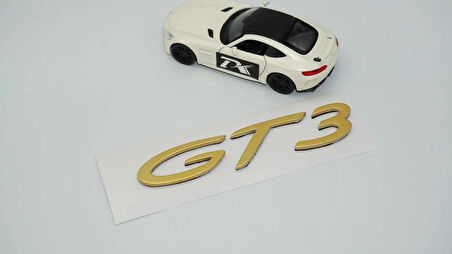 DK Tuning Porsche 911 GT3 Bagaj Gold ABS Yazı Logo Amblem