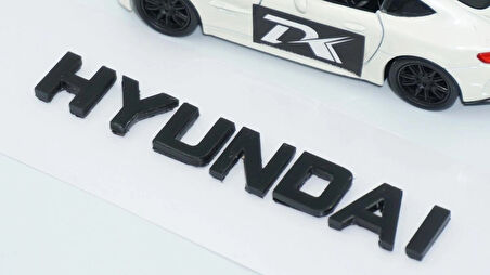 DK Tuning Hyundai Bagaj 3M 3D Siyah ABS Yazı Logo
