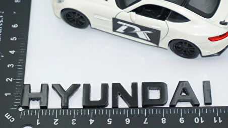DK Tuning Hyundai Bagaj 3M 3D Siyah ABS Yazı Logo