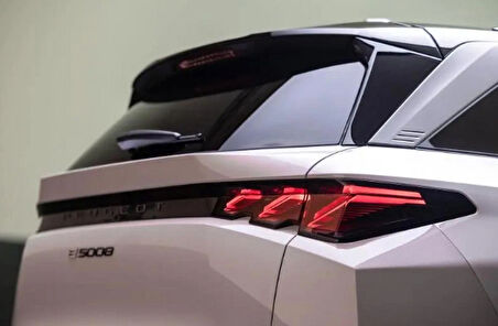 DK Tuning Peugeot Yeni 5008 Bagaj 3M 3D Koyu Gri ABS Yazı Logo