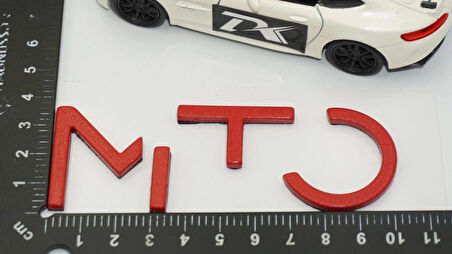 DK Tuning Mito Kırmızı ABS Bagaj Yazı Logo Alfa Romeo İle Uyumlu