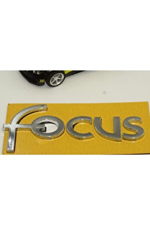 Focus Logo 99 2007 Uyumlu Bagaj 3m 3d Krom Abs Logo Amblem