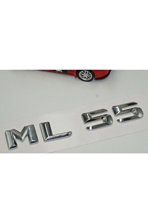 Benz Ml 55 Bagaj Krom Metal 3m 3d Yazı Logo