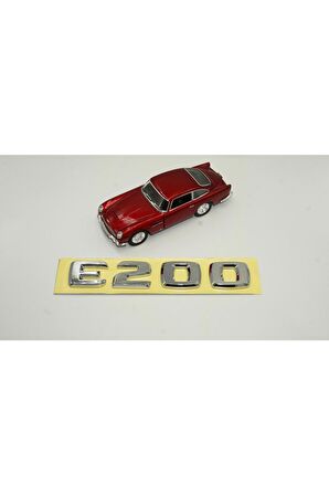 E200 Bagaj Krom Abs 3m 3d Yazı Logo Orjinal Ürün