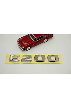 E200 Bagaj Krom Abs 3m 3d Yazı Logo Orjinal Ürün