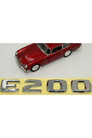E200 Bagaj Krom Abs 3m 3d Yazı Logo Orjinal Ürün