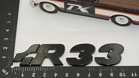 DK Tuning Volkswagen Golf Polo Siyah R33 MK4 MK5 Bagaj Yazı Arma