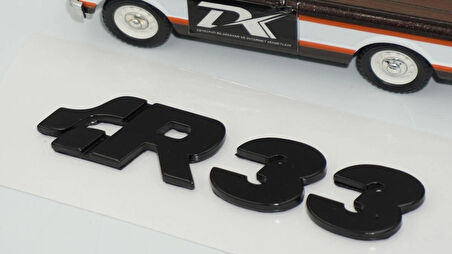 DK Tuning Volkswagen Golf Polo Siyah R33 MK4 MK5 Bagaj Yazı Arma