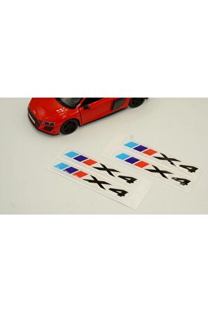 Dk X4 Logo 3m 3d Damla Silikon Torpido Bagaj Çamurluk Logo Amblem Arma Seti Bmw Ile Uyumlu