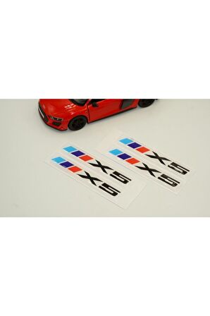 Dk X5 Logo 3m 3d Damla Silikon Torpido Bagaj Çamurluk Logo Amblem Arma Seti Bmw Ile Uyumlu