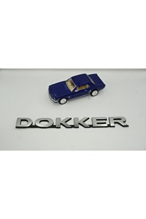 Dacia Dokker Krom Abs 3m 3d Bagaj Yazı Logo Orjinal Ürün