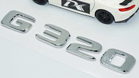 DK Tuning G320 Bagaj Krom ABS 3M 3D Yazı Logo Benz İle Uyumlu