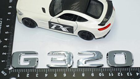 DK Tuning G320 Bagaj Krom ABS 3M 3D Yazı Logo Benz İle Uyumlu