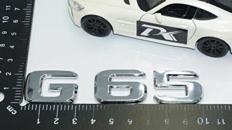 DK Tuning G65 Bagaj Krom ABS 3M 3D Yazı Logo Benz İle Uyumlu