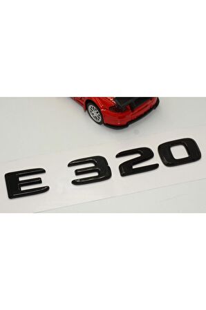 E 320 Bagaj Parlak Siyah Abs 3m 3d Yazı Logo